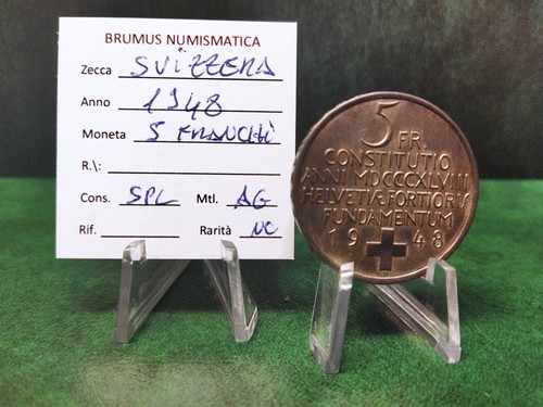 Svizzera franchi 1948 - svizzera., 5