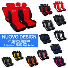 SET COPRISEDILI AUTO COMPATIBILI CON 500 MADE IN ITALY VARI COLORI NUOVO DESIGN!
