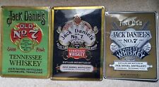Official JACK DANIELS Legacy One Two & 3 Tin signs Uk Released Collectors Items