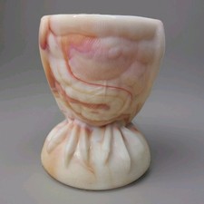 ALIG Arthur Lorch stampo in vetro imperiale scorie raro rosso bianco gufo solo fondo vintage