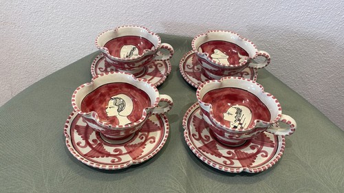 Tazze con piattino vintage - 4,