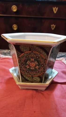 Vaso esagonale più - base, in