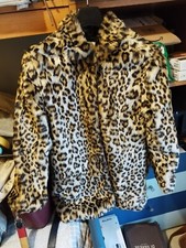 PELLICCIOTTO ECOLOGICO MIDI NUOVO SENZA CARTELLINO FANTASIA ANIMALIER TAG