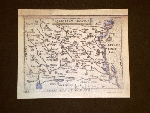 Mappa padova theatrum - padova, orbis