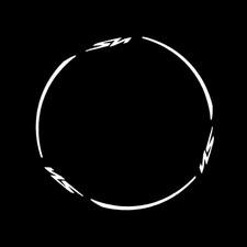 Adesivi Cerchi BIANCO LUCIDO