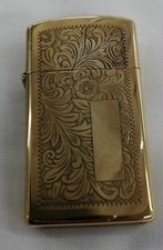 Accendino Zippo 28 veneziano oro sottile