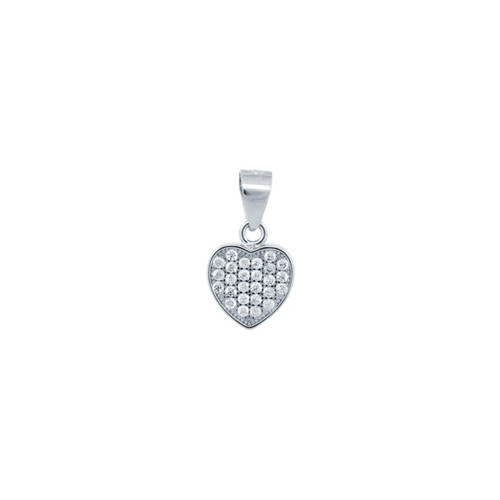 Ciondolo cuore set - , zirconi