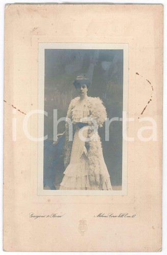 1910 milano nobildonna con - 1910, ca