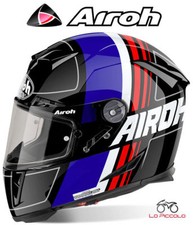 GP5SC17 CASCO INTEGRALE FULL FACE AIROH GP 500 SCRAPE NERO LUCIDO MIS.M 57-58
