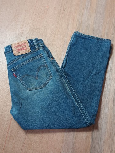 Pantaloni jeans levi 534 blu - pantaloni,