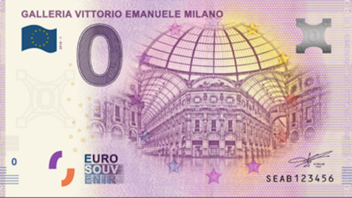 Zero euro souvenir - 0€,