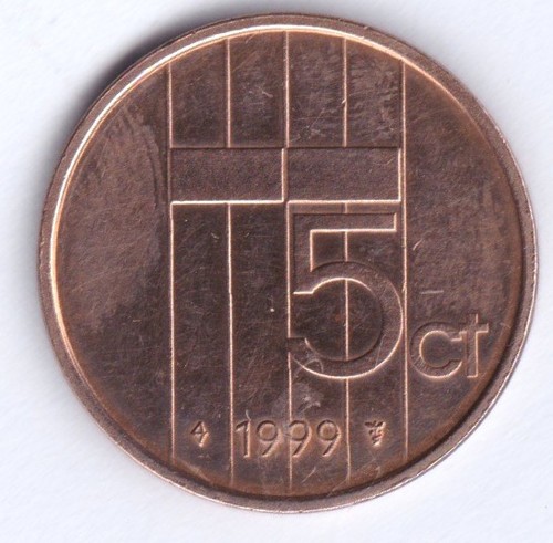 Centesimi 1999 olanda regina - 5,
