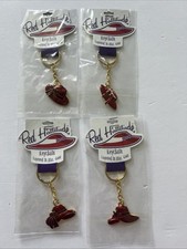 Lotto di 4 portachiavi rossi