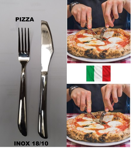 Set coltello forchetta pizza - forchetta,