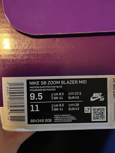 Nike blazer mid grigio - nike, sb
