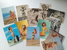 PIN UP LOTTO 20 CARTOLINE DONNE SEXY  IN COSTUME EROTIC VINTAGE POSTCARDS