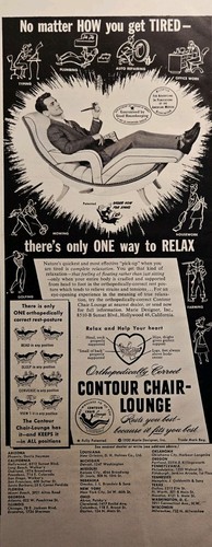 Pubblicità 1950 contour - pubblicità,