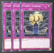 Set 3 Carte ETERNO TERRORE  in Italiano LEHD-ITA29 Comune YUGIOH