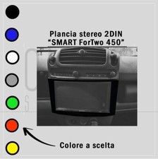 1x Plancia cornice stereo 2DIN compatibile con Smart 450 ForTwo For Two