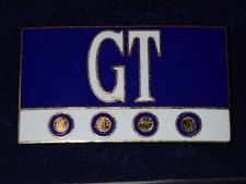 LANCIA FULVIA GT BADGE PLACCA