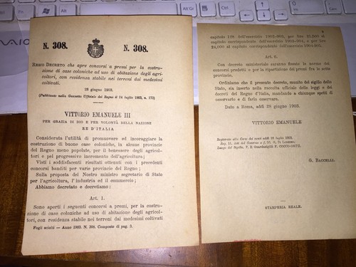 Regio decreto concorsi - concorsi, premi