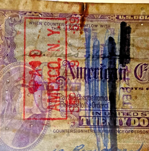 Assegno viaggio vintage - da,