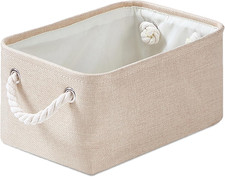 Scatole Organizer per Armadio in Tessuto, Cestini Portaoggetti Con Maniglia, Lav