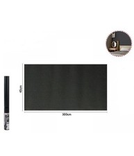 Rotolo Pellicola Adesiva Nera 45 Cm X 5 Metri Per Mobili Carta Da Parati 71119