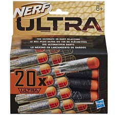 20 PROIETTILI RICARICA NERF ULTRA FUCILE E PISTOLA HASBRO E6600