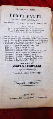 Libro così detto dei - dei, conti