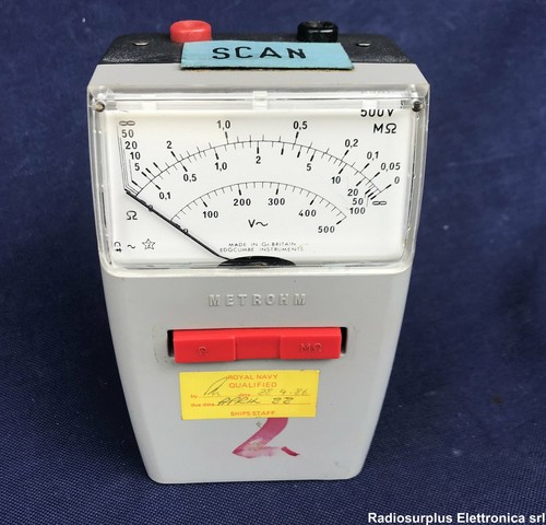 Tester isolamento metrohm - tester,