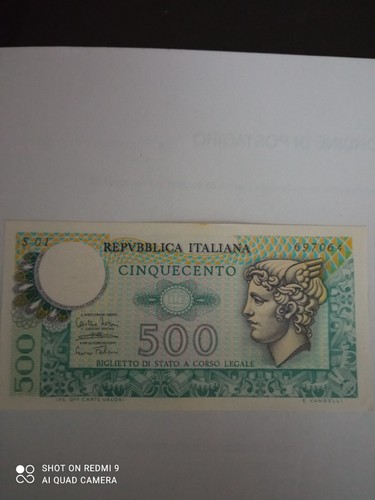 500 lire banconota testa - banconota, di