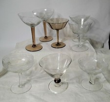 8 COPPE IN CRISTALLO VARIE