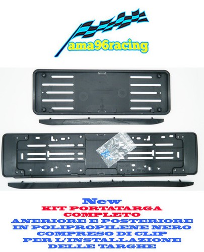 Kit portatarga auto - portatarga,
