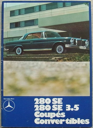 Mercedes benz 280se coupè - benz,
