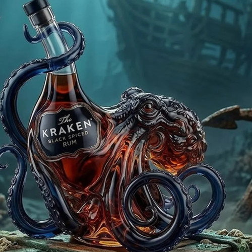 Kraken octopus whisky decanter - whisky,