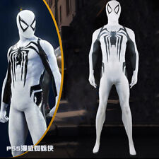 Tuta Spider-Man bianca Spiderman tuta anti-veleno costume cosplay Halloween US