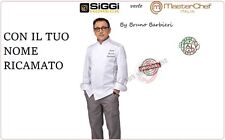 Giacca Cuoco Chef Bruno Barbieri Siggi Horeca Con Il Tuo Nome Ricamato Kochjacke