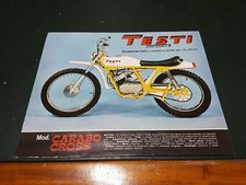 Advertising Italian Pubblicità Werbung MOTO ** TESTI Carabo Cross ** 1968