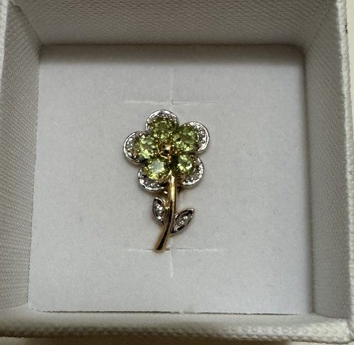 John rinker 14k gold peridot - john, c