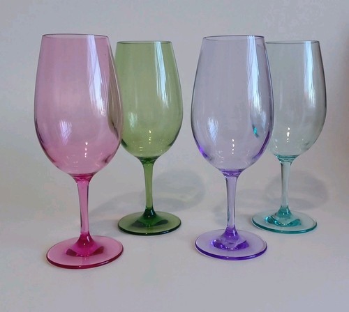 Bicchieri vino multicolore - bicchieri, da