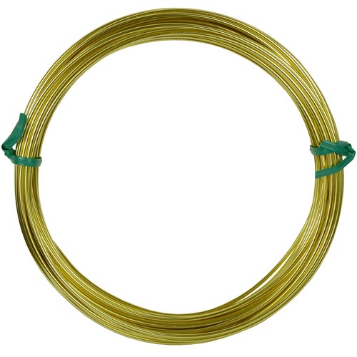 Filo alluminio tondo oro - 2, mm