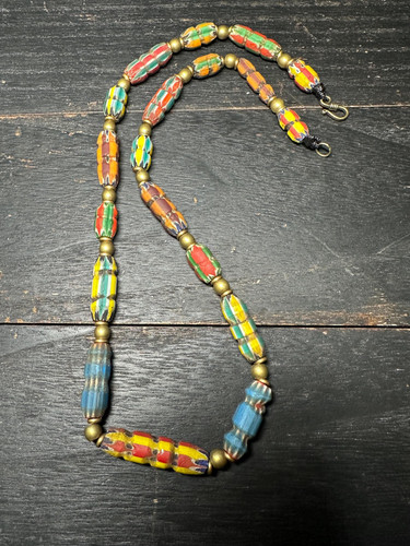 Collana perle vetro - collana, a