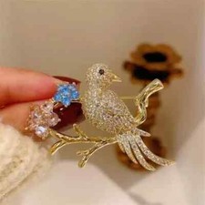 Spilla uccellino donna argento