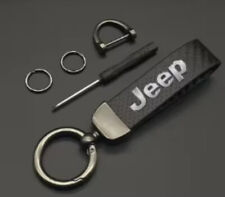 PORTACHIAVI JEEP in CARBONIO NUOVO per RENEGADE WRANGLER COMPASS CHEROKEE