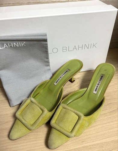 Manolo blahnik maysale verde - manolo,