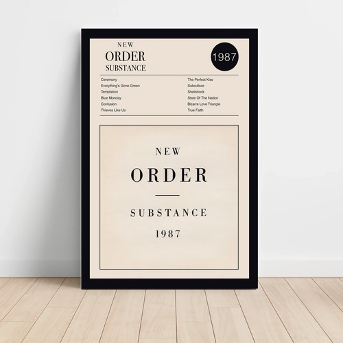 New order substance fine - order,