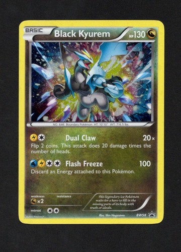 Black kyurem bw58 holo - kyurem, #bw58