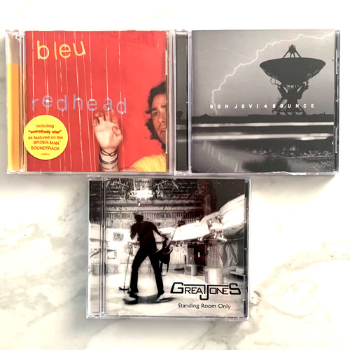 Lot bon jovi bleu - cd, great
