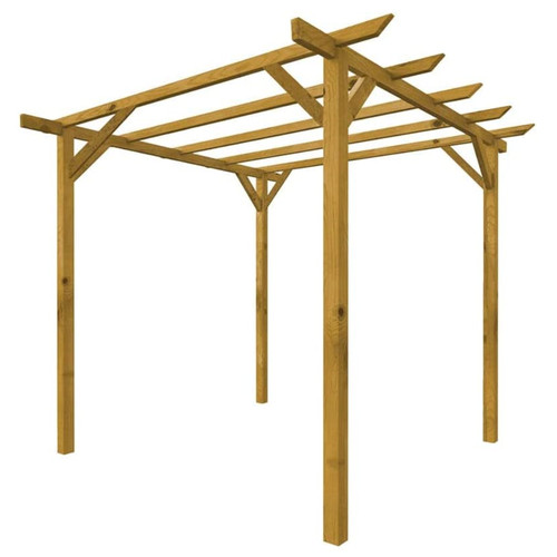 Pergola legno massello - in,